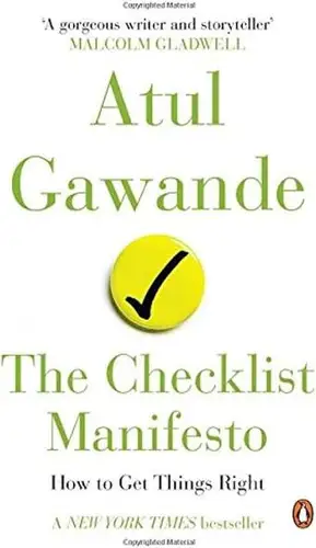 The checklist manifesto